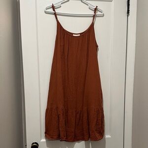 Universal Thread Rust Sleeveless Dress